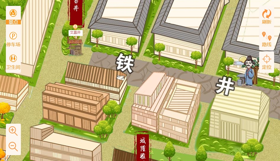 南充智慧景区：手绘地图与语音导览的完美融合