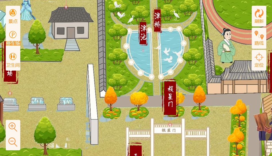 南充手绘地图景区语音讲解导览系统：智慧景区建设的基石